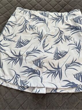Under Armour Light Blue and Gray Athletic Skirt Skort Tennis Golf Shorts Size 10